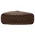 Céline Bolsa de Maquilhagem Celine Brown Macadam Coated Canvas Marrom - vista 3