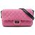 Chanel Pink Small Quilted Tweed Reissue 2.55 Easy Messenger Flap