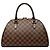 Louis Vuitton Brown Damier Ebene Ribera MM Castaño