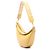 LOEWE Borsa Luna Hobo Piccola in Pelle Gialla Anagram Giallo - vista 2