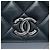 Chanel Black Medium Quilted Lambskin Ballerine Flap Nero - vista 5