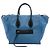 Céline Celine Blue Medium Denim Phantom Luggage Tote