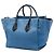 Céline Celine Blue Medium Denim Phantom Luggage Tote - vista 2