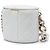 Chanel Vanity Case Elegante in Lambskin Bianco con Catena CC - vista 2