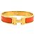 Pulsera Clic H PM de esmalte naranja Hermès Narrow