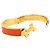 Pulsera Clic H PM de esmalte naranja Hermès Narrow - vista 6