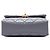 Chanel Gray Paris Manchester Small Quilted Lambskin Faux Pearl Flap Marrone Grigio antracite - vista 3