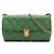 Prada Bolso Bandolera de Tessuto Verde Impuntu con Cadena