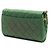 Prada Bolso Bandolera de Tessuto Verde Impuntu con Cadena - vista 2