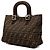Fendi Twins Small Shopper aus Zucca-Canvas in Braun - Ansicht 2