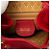 Bamboo Zaino in pelle di vitello rossa con coulisse e bambù Gucci Rosso - vista 5