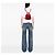 Bamboo Zaino in pelle di vitello rossa con coulisse e bambù Gucci Rosso - vista 6