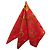 Pañuelo de seda Hermès Red Les Cles Roja