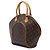Louis Vuitton Brown Monogram Ellipse PM Marrone - vista 2