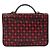 Bally Vintage Lederhandtasche Schwarz Rot - Ansicht 2