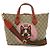 Gucci GG Supreme BOSCO Dog Applique Tote Bag Pink Red Beige Green Yellow