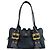 Bolso de lona negro Versace