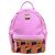 MCM Visetos Brown and Pink Rucksack Braun