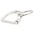 Hermès Hermes Charm Etrier Schlüsselanhänger Silber - Ansicht 2