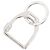 Hermès Hermes Charm Etrier Schlüsselanhänger Silber - Ansicht 3