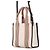Borsa Tote Piccola Burberry Icon Stripe Trim Marrone Nero Rosso Beige - vista 2