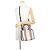 Borsa Tote Piccola Burberry Icon Stripe Trim Marrone Nero Rosso Beige - vista 5