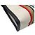 Borsa Tote Piccola Burberry Icon Stripe Trim Marrone Nero Rosso Beige - vista 7
