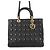 Borsa a mano 2-way Christian Dior Lady Cannage Large Nero