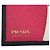 Prada Bi-Fold Geldbörse aus Saffiano Leder Schwarz Rot - Ansicht 12