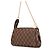 Bolsa de Ombro Louis Vuitton Damier Ebene Vermelho - vista 2