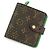 Portafoglio bi-fold Louis Vuitton Monogram Perfo Verde chiaro