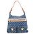 Louis Vuitton Monogram Denim Baggy GM Schultertasche Blau Gelb