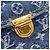 Louis Vuitton Monogram Denim Baggy GM Schultertasche Blau Gelb - Ansicht 12