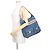 Louis Vuitton Monogram Denim Baggy GM Schultertasche Blau Gelb - Ansicht 4
