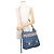 Louis Vuitton Monogram Denim Baggy GM Schultertasche Blau Gelb - Ansicht 5