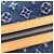 Louis Vuitton Monogram Denim Baggy GM Schultertasche Blau Gelb - Ansicht 9