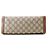 Padlock Borsa a tracolla Gucci GG Supreme con lucchetto Marrone Beige - vista 3