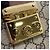 Padlock Borsa a tracolla Gucci GG Supreme con lucchetto Marrone Beige - vista 8