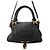 Borsa a tracolla Chloé Marcie in pelle di vitello nera Nero
