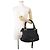 Borsa a tracolla Chloé Marcie in pelle di vitello nera Nero - vista 4