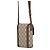 Borsa a tracolla Gucci GG Supreme Horsebit Marrone Beige - vista 2