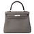 Hermès Borsa Hermes Kelly 25 in pelle Togo Etain Grigio