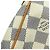 Borsa a tracolla Louis Vuitton Damier Azur Eva Beige - vista 9