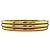 Cartier Vendome Band Ring Silber Golden - Ansicht 6