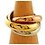 Anel Cartier Trinity Prata Dourado - vista 6