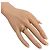 Cartier Trinity Ring Silber Golden - Ansicht 2