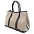 Hermès Borsa Tote HERMES Garden PM con nastro Bolduc Marrone Nero Giallo - vista 3