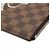 Louis Vuitton Damier Pochette Jour GM Marron Blanc Bleu Marine Damier ebène - vue 4