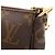 Louis Vuitton Monogram Pochette Accessoires Handbag Pouch Marrone Monogramma - vista 7