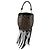 Borsa a mano Louis Vuitton Monogram Fringed Noe MINI Marrone Nero